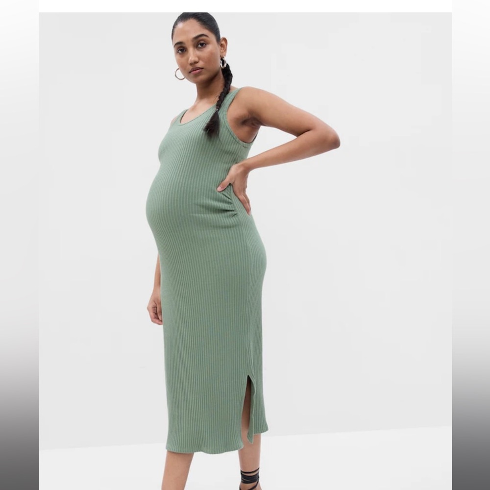 Gap maternity rib tank dress Size XS